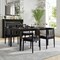 Flash Furniture Chester Solid Wood Black Dining Chair w/Curved Spindle Backrest and Black Vinyl Seat XU-DG-W0359-BLK-GG - alternate 4